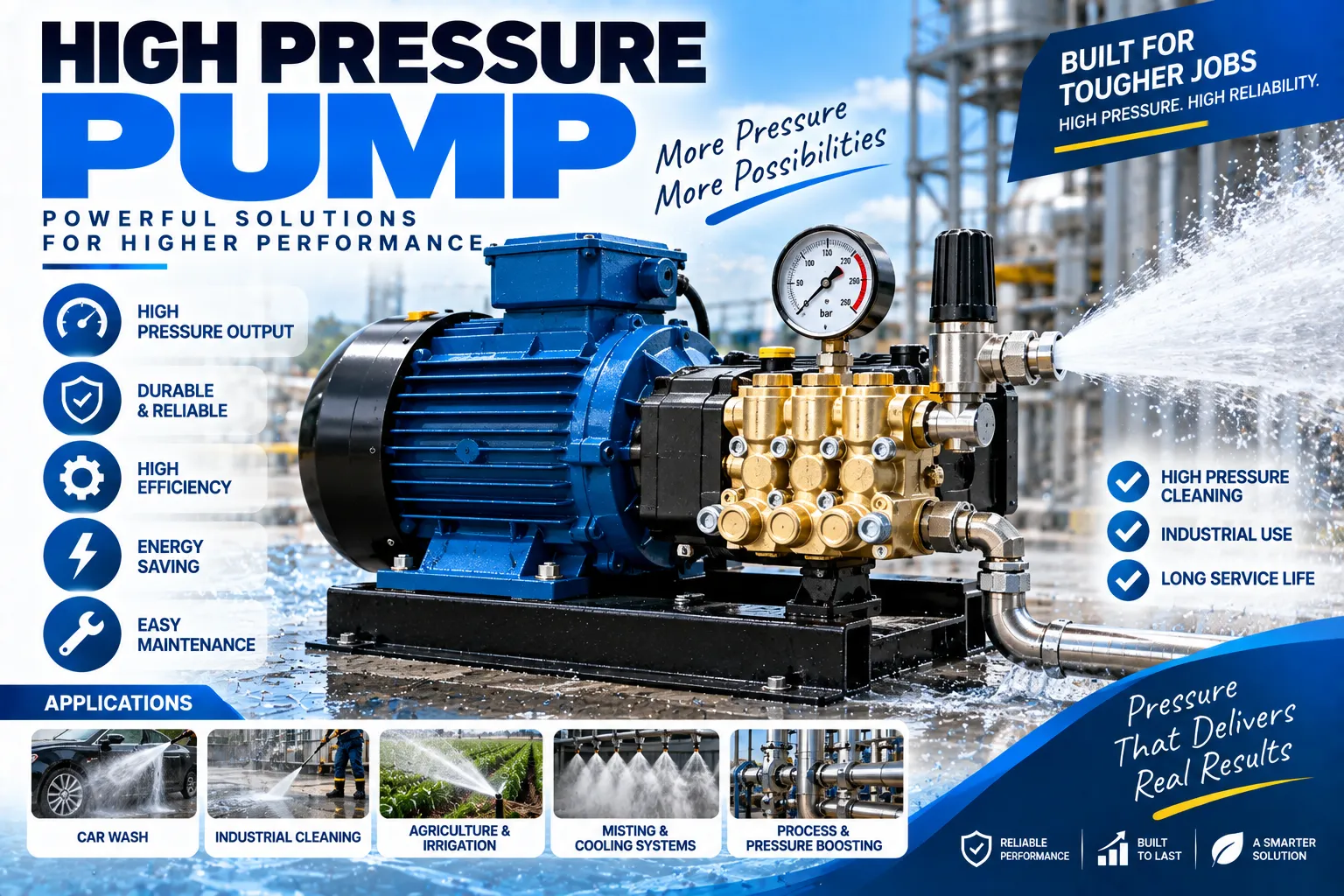 high pressure pump,pompa high pressure,pressure pompa,pompa high pressure 100 bar,harga high pressure pump,pompa keong high pressure