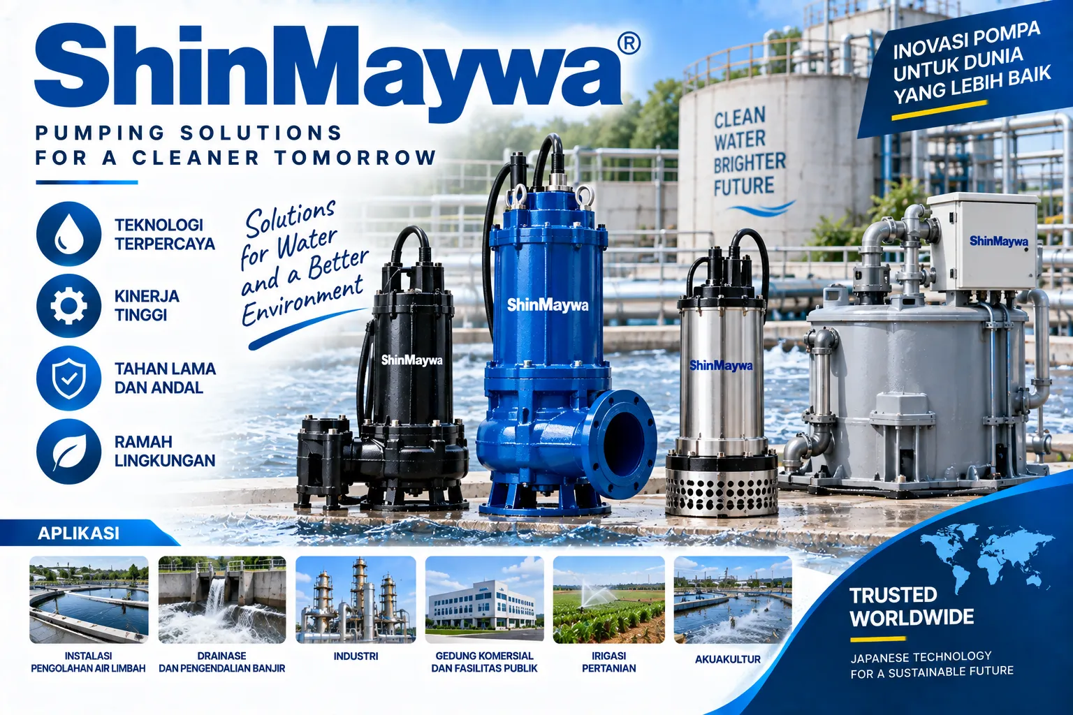 shinmaywa,pompa shinmaywa,shinmaywa pump,pompa celup shinmaywa,shinmaywa adalah,harga pompa shinmaywa