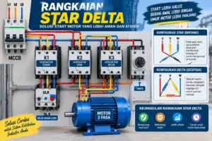 wiring star delta,wiring panel star delta,wiring kontrol star delta,wiring diagram star delta dengan timer,wiring motor 3 phase star delta